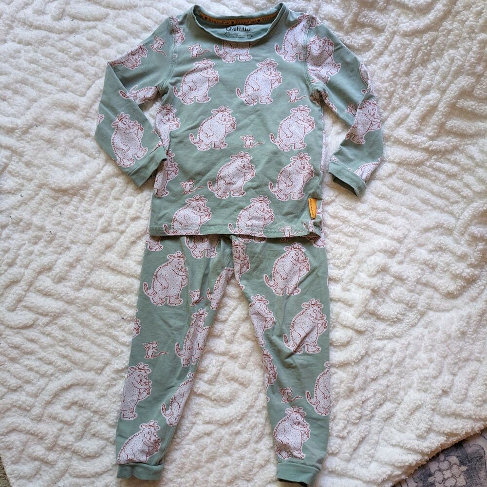 Kids The Gruffalo Long‑Sleeve Pajama Set -Officially Licensed- size 3-4 pajamas